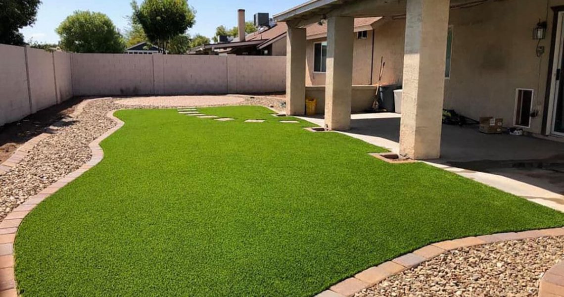 home in california with turf